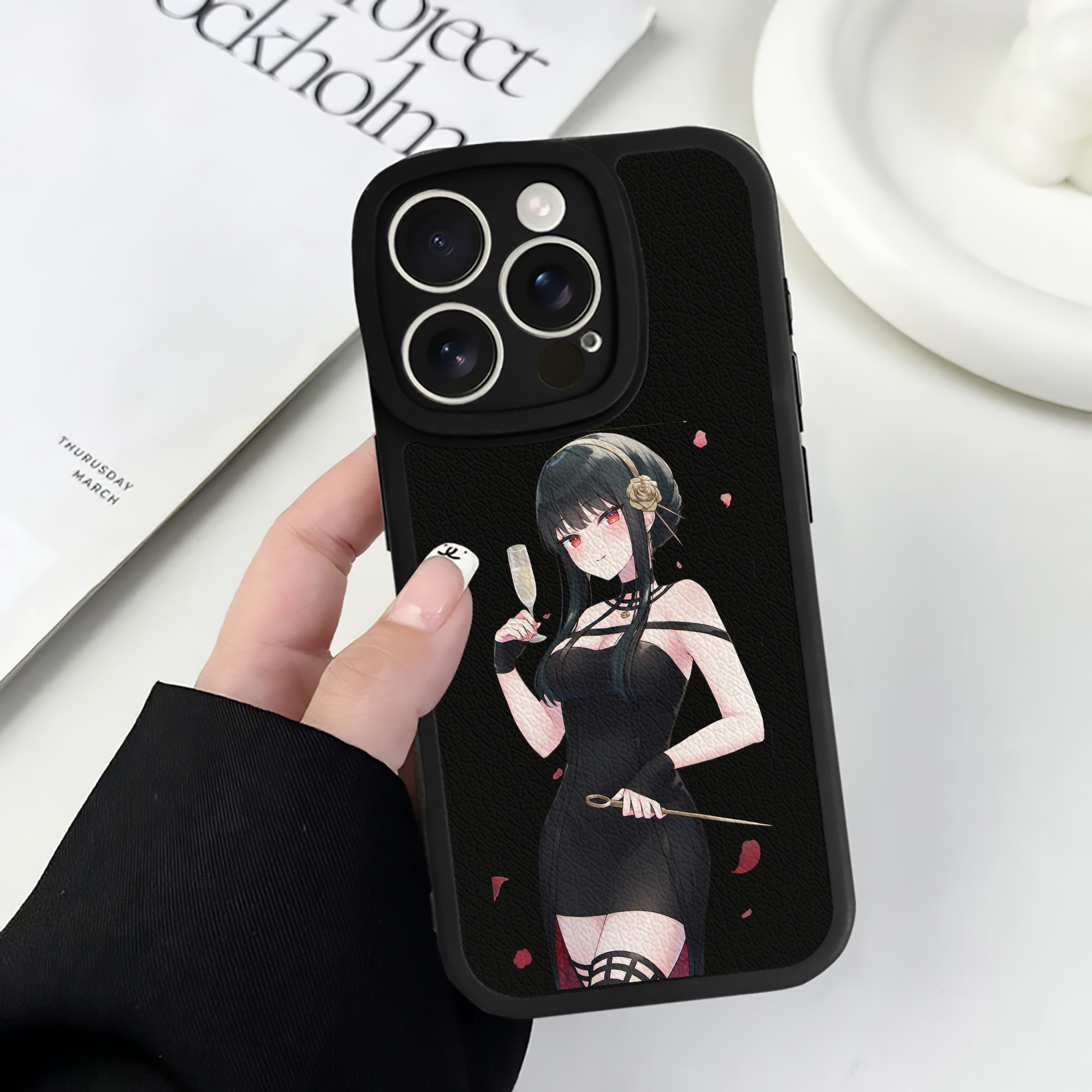 （画像用） SPY×FAMILY间谍家家酒 【iPhone 16シリーズ対応】シリコンスマホケース（レザー調） 材質：シリコン